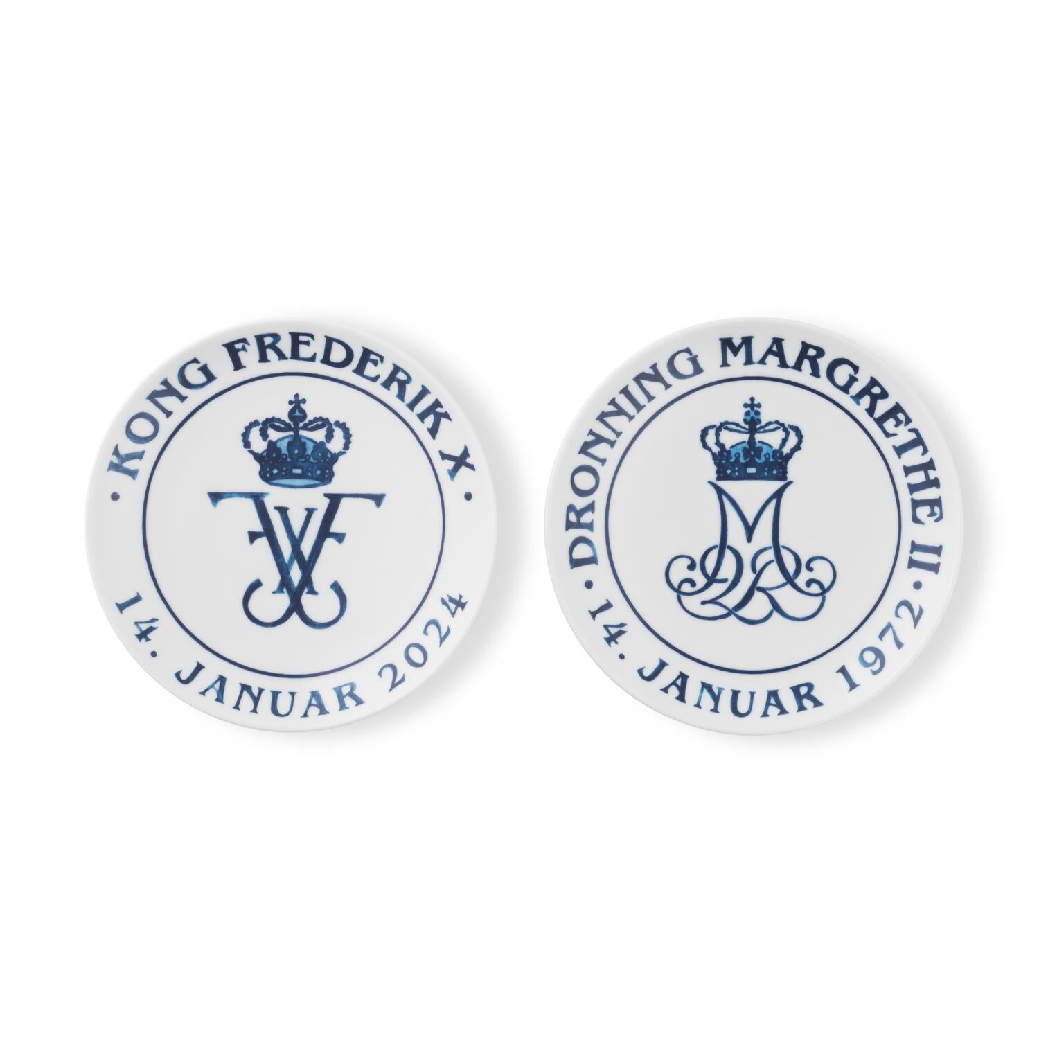 Kroningsplatter, 18 cm - 2 stk.